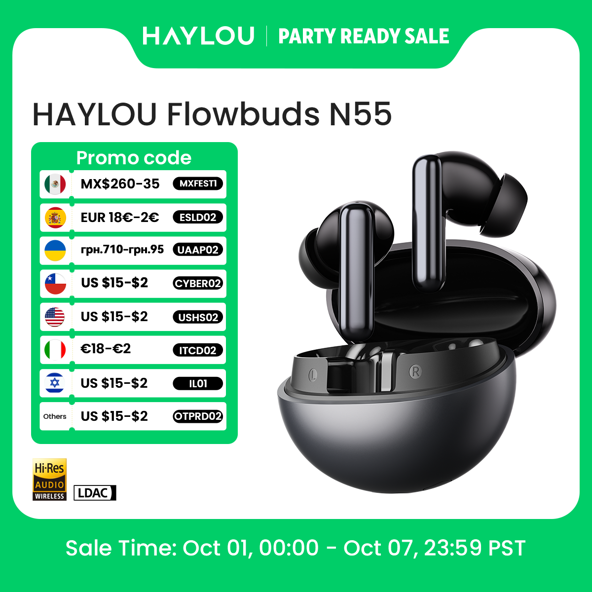 سماعات أذن لاسلكية HAYLOU Flow - مراجعة Type C Wired Earphones With Mic وسعره