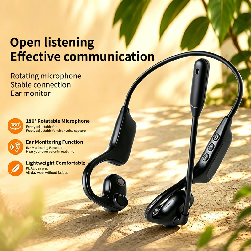 سماعة رأس لاسلكية مفتوحة الأذن - مراجعة Type C Wired Earphones With Mic وسعره