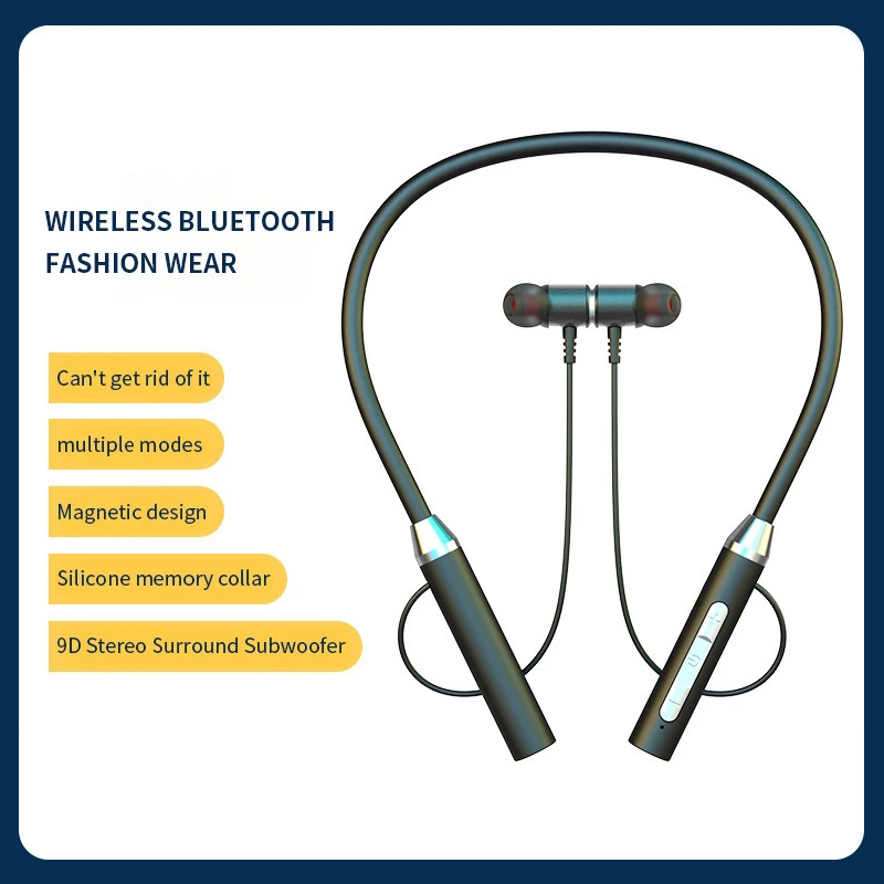 Fone بلوتوث 5.0 سماعات بشريط ح - مراجعة Magnetic Neckband Sports Earphones وسعره