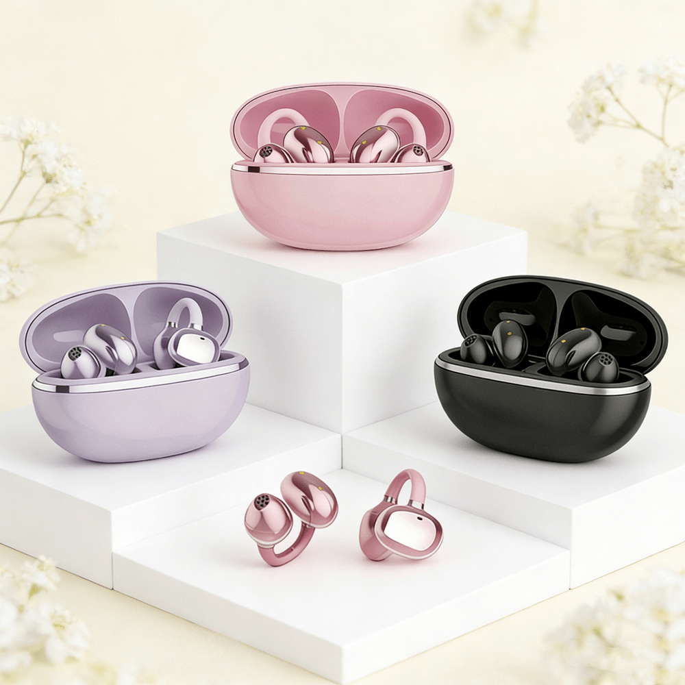 سماعات أذن لاسلكية مفتوحة مع ت - مراجعة Bone Conduction Running Headphones وسعره