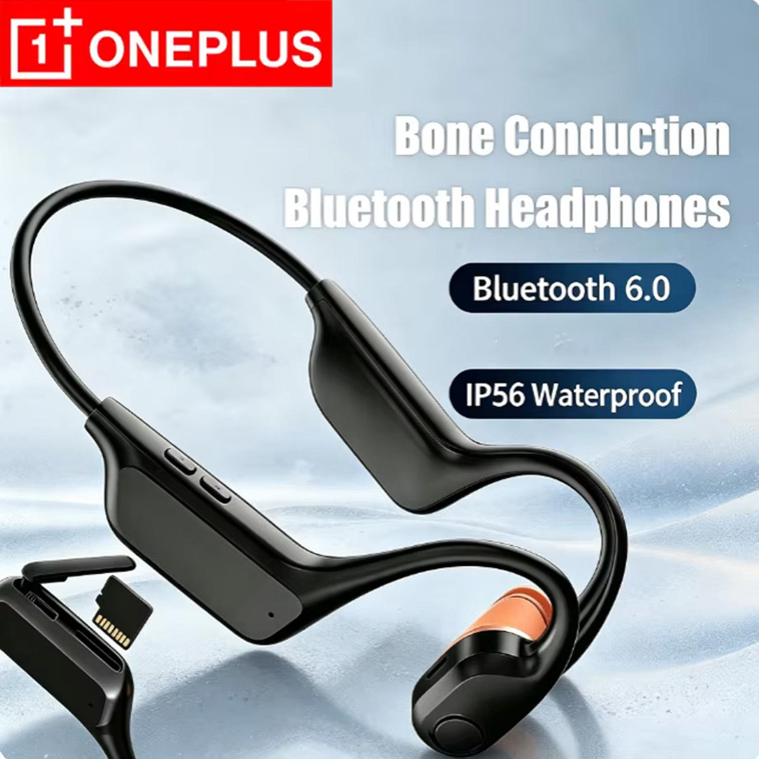 سماعات رأس بلوتوث بتقنية التوص - مراجعة Bone Conduction Running Headphones وسعره