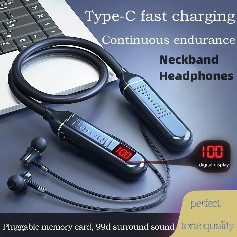سماعات بلوتوث لاسلكية، سماعات  - مراجعة Magnetic Neckband Sports Earphones وسعره